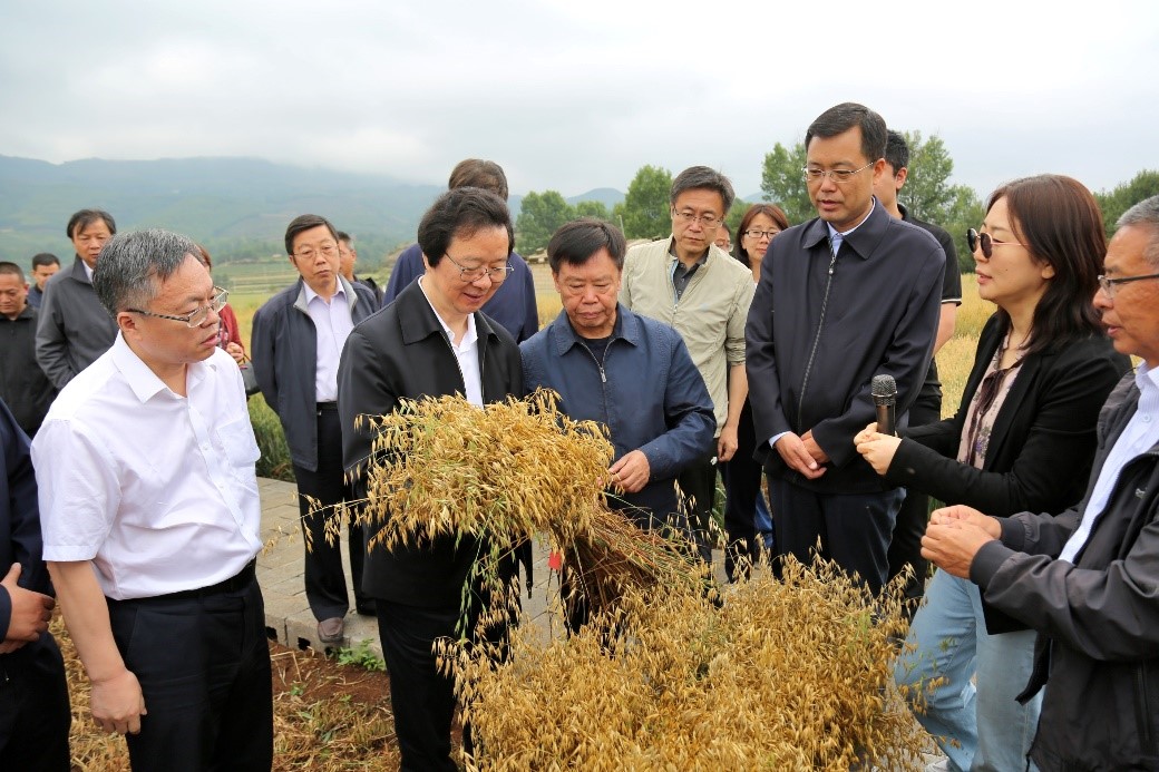 中國工程院唐華俊院士一行到云南會澤縣調(diào)研.jpg