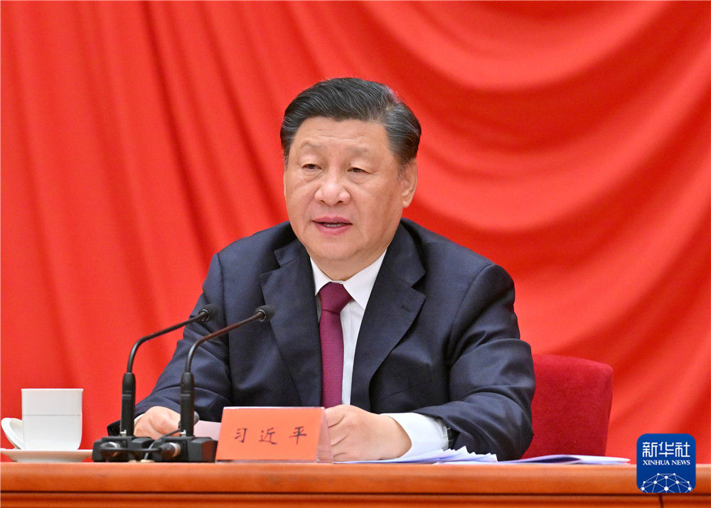 5月10日，慶祝中國共產(chǎn)主義青年團(tuán)成立100周年大會在北京人民大會堂隆重舉行。中共中央總書記、國家主席、中央軍委主席習(xí)近平在大會上發(fā)表重要講話。新華社記者 岳月偉 攝.jpg
