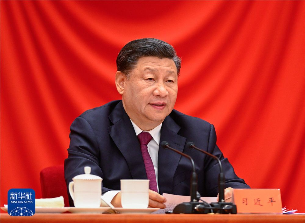 5月10日，慶祝中國共產(chǎn)主義青年團(tuán)成立100周年大會在北京人民大會堂隆重舉行。中共中央總書記、國家主席、中央軍委主席習(xí)近平在大會上發(fā)表重要講話。新華社記者 李學(xué)仁 攝.jpg