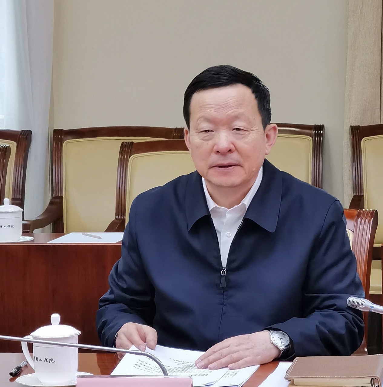 中國工程院與山東省政府舉行工作會談