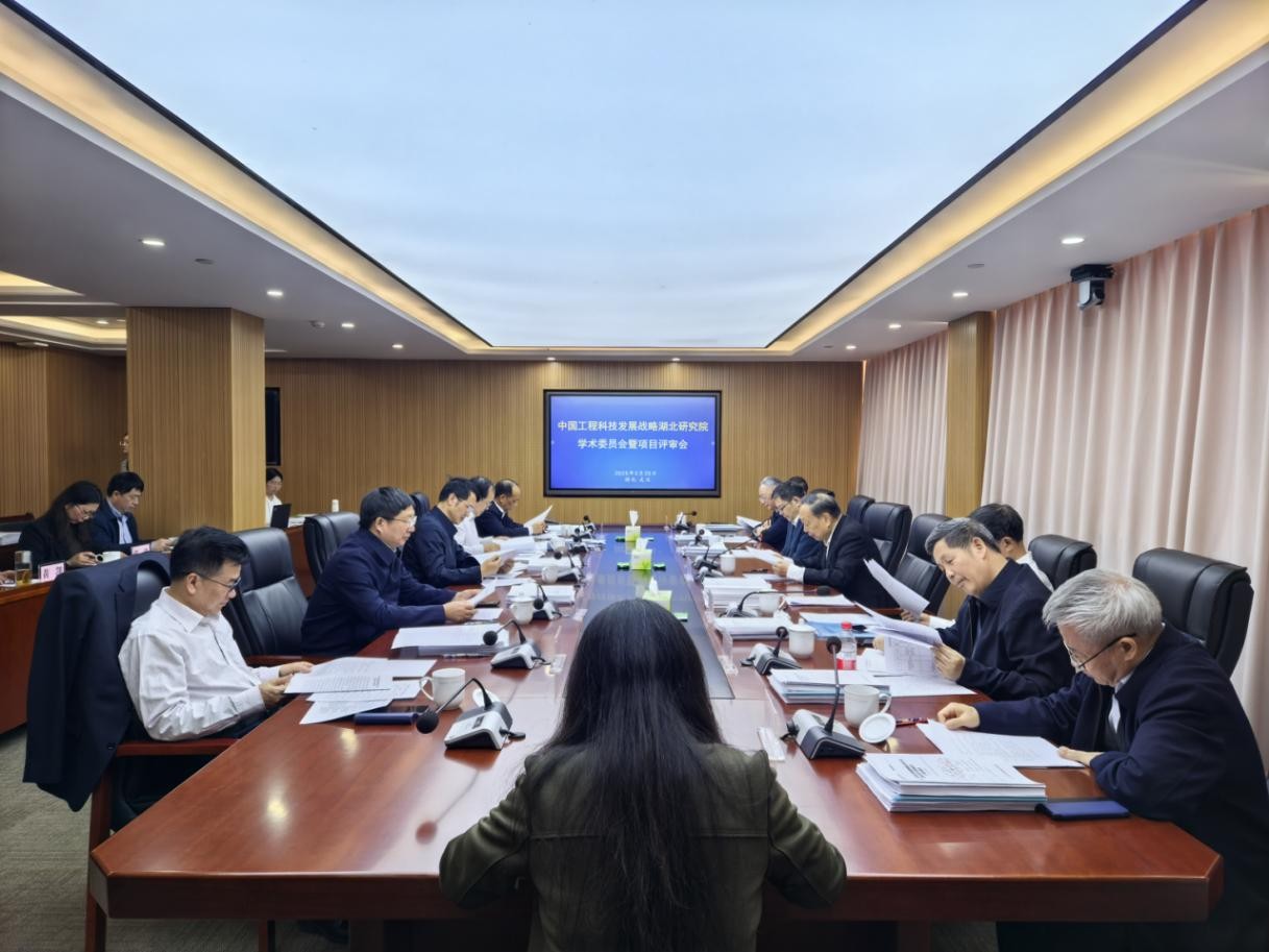 中國(guó)工程科技發(fā)展戰(zhàn)略湖北研究院學(xué)術(shù)委員會(huì)暨項(xiàng)目評(píng)審會(huì)召開